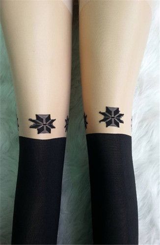 Tattoo Socks - Snowflake