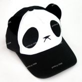 Boné de panda Preto