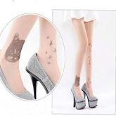 Tattoo Socks - Cat Star