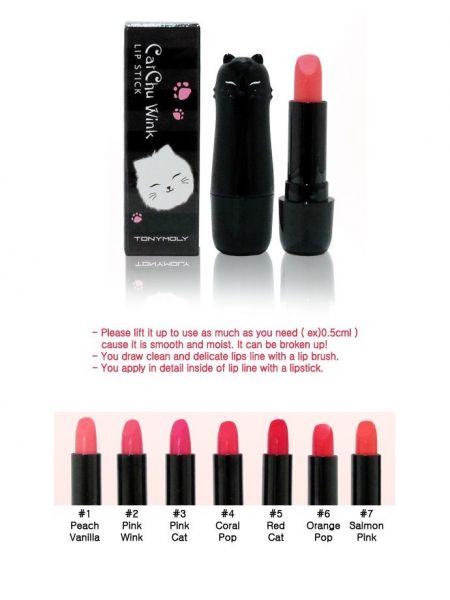 Tony Moly Cat Chu Wink - Lip Stick 3.5g