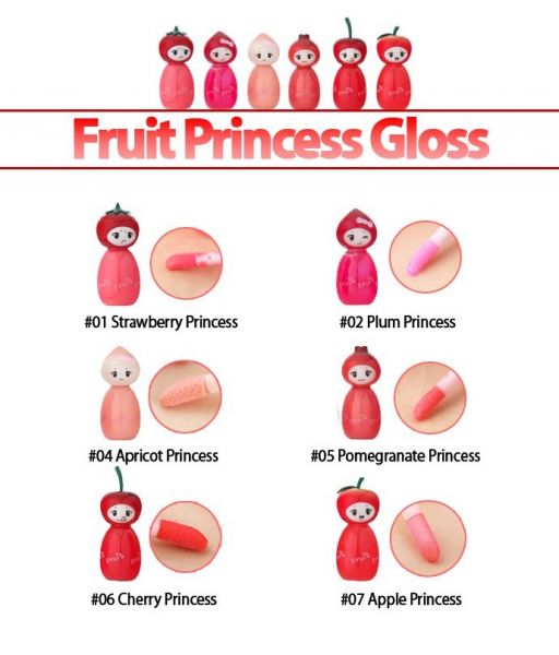 Tony Moly Fruit Princess Gloss 7g